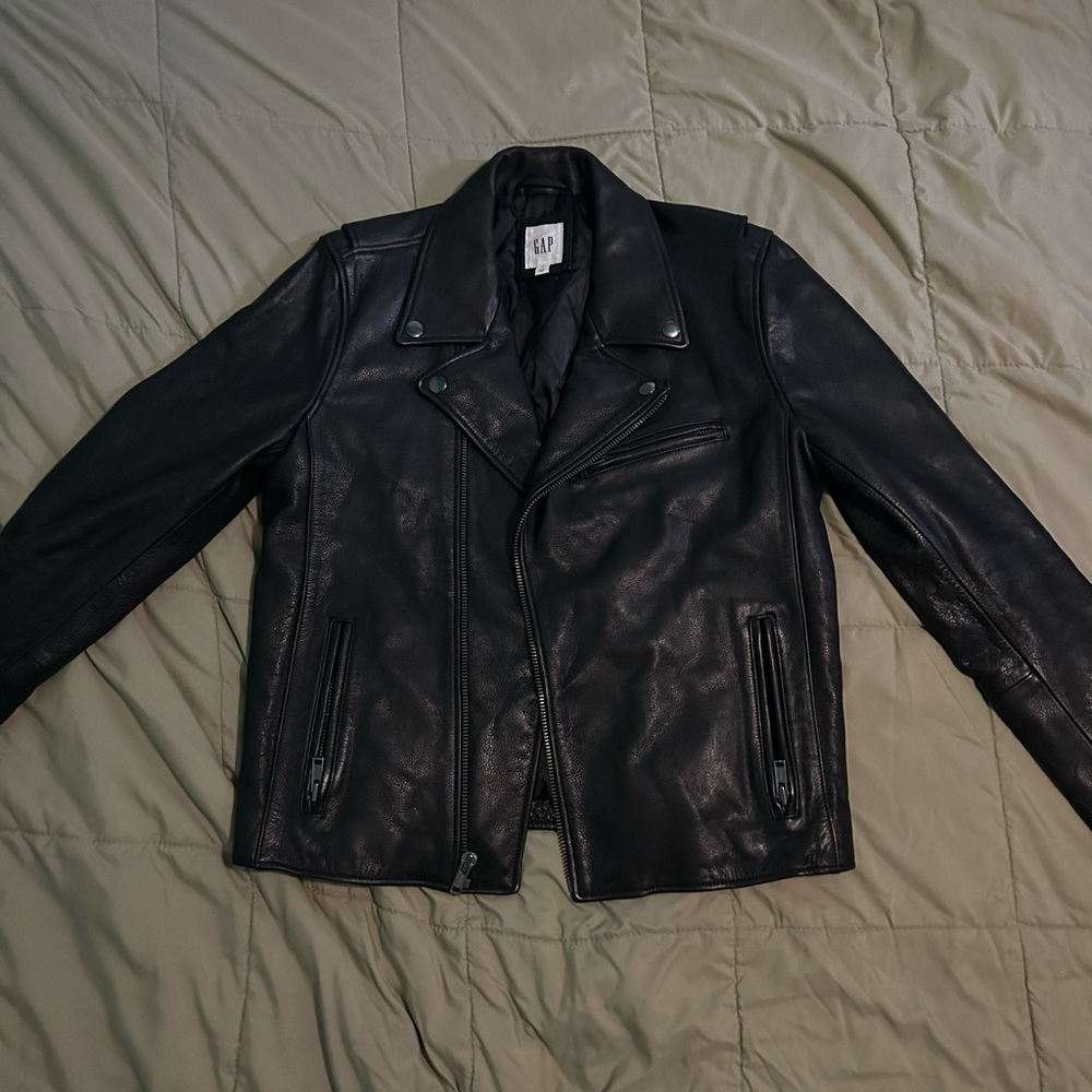 Gap Leather Biker Jacket